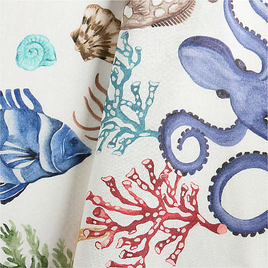 Sea Life 60"x120" Linen Tablecloth