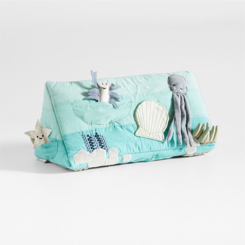 Whale Woven Floor Storage Basket