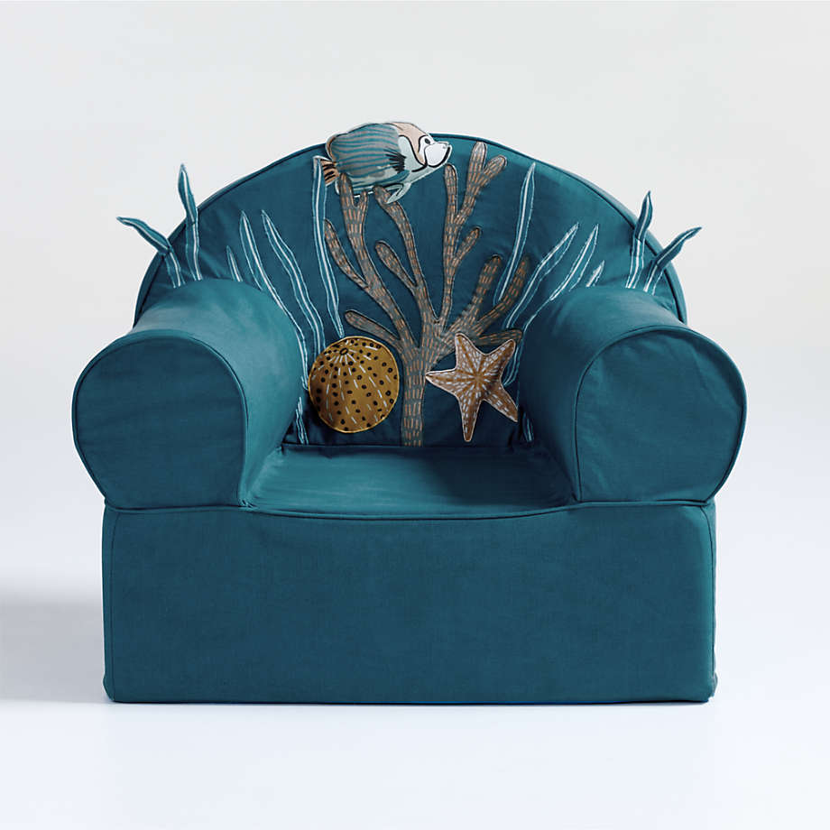 Sea Life Large Nod Chair Cover + Reviews Crate & Kids