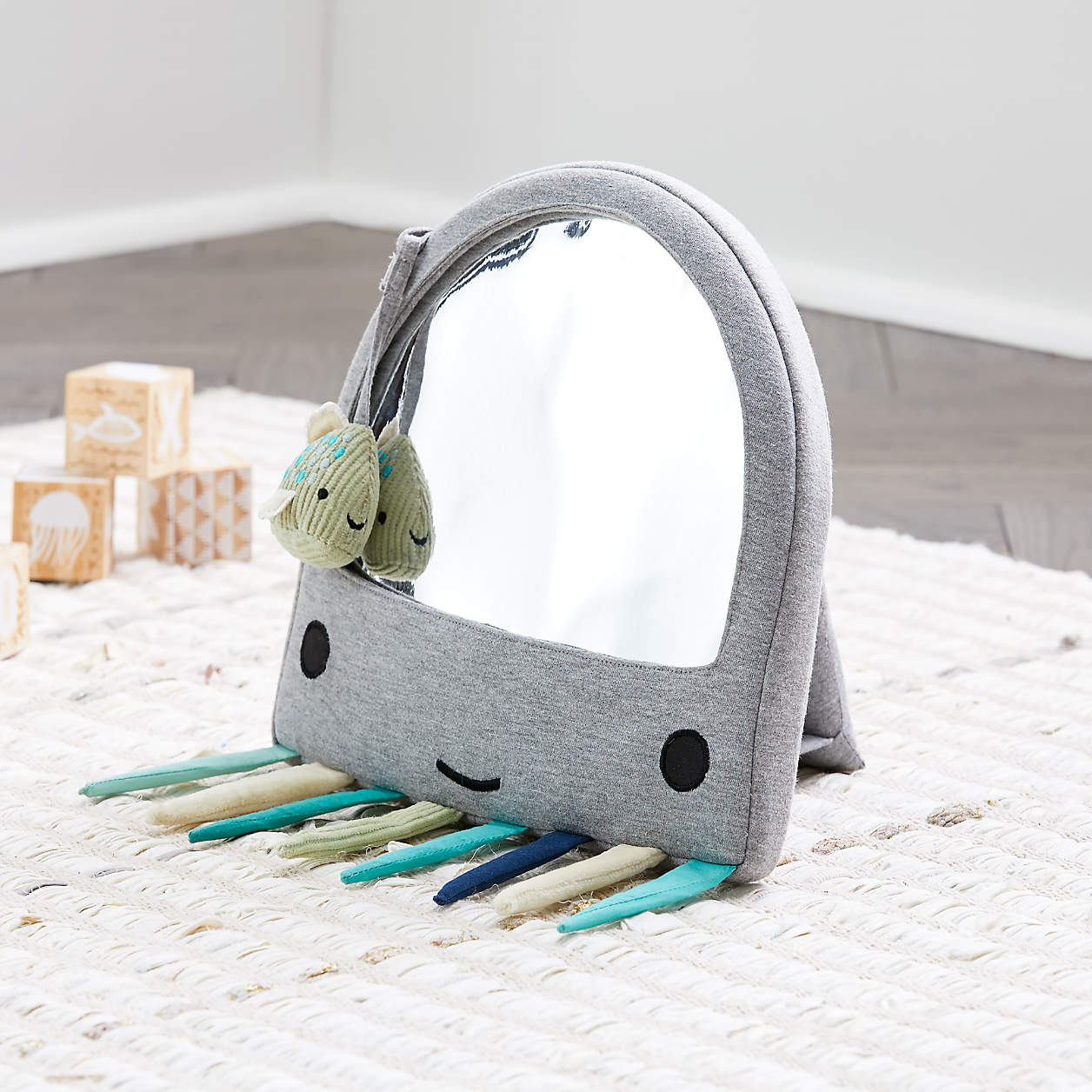 Tummy Time Mirror Ocs Sea Garden main image 1