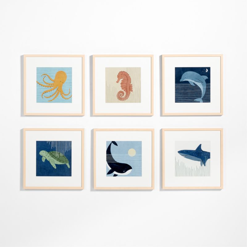 Shark Framed Wall Art Print - image 3 of 11