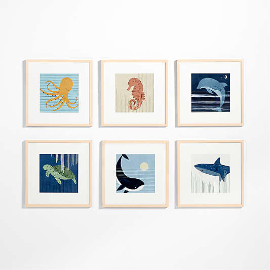 Orca Whale Framed Wall Art Print