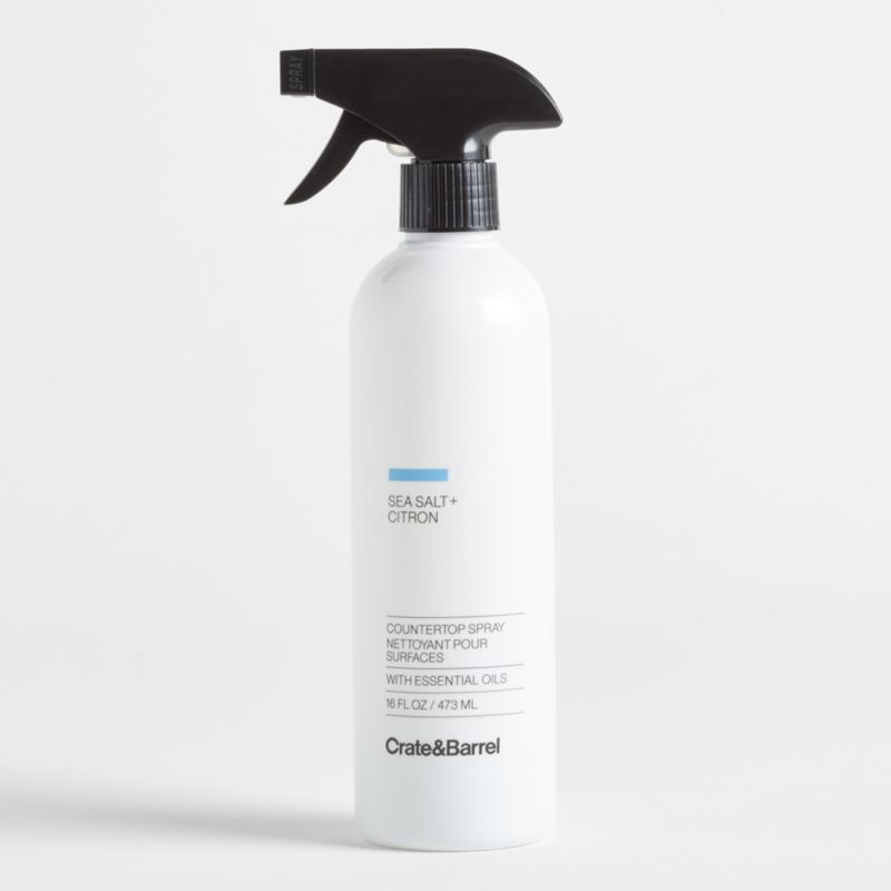 Sea Salt + Citron 16-oz. Countertop Spray + Reviews | Crate & Barrel