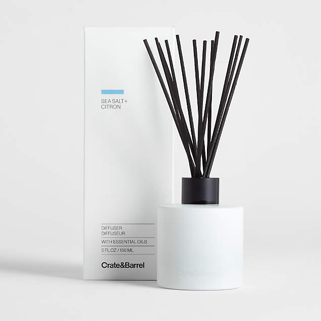 ILLUME Fresh Sea Salt Reed Diffuser + Reviews Crate & Barrel