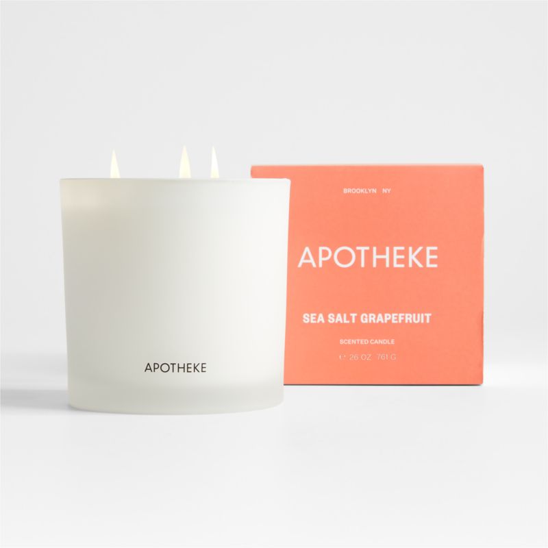 Apotheke Sea Salt Grapefruit 3-Wick Candle - image 0 of 7