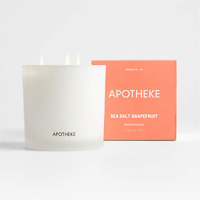 Apotheke Sea Salt Grapefruit 3-Wick Candle