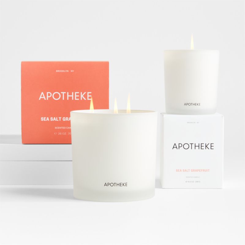 Apotheke Sea Salt Grapefruit 3-Wick Candle - image 5 of 7