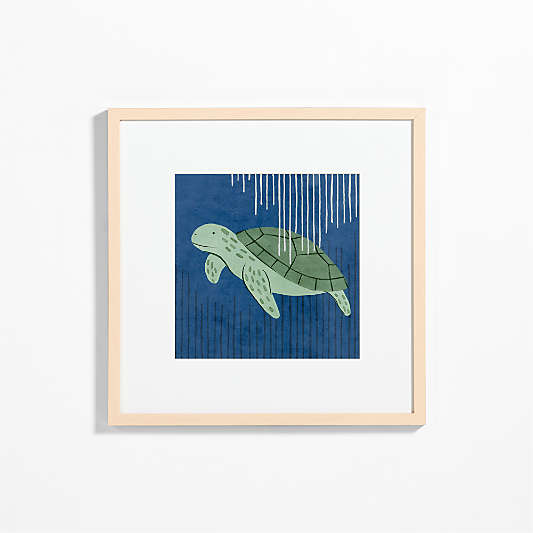 Sea Turtle Framed Wall Art Print