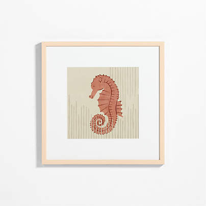 Seahorse Framed Wall Art Print