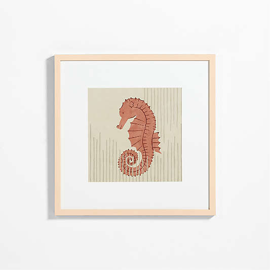 Seahorse Framed Wall Art Print