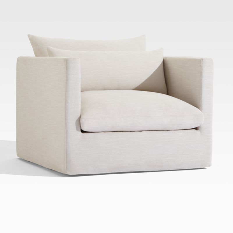 Seascape Upholstered Outdoor Lounge Chair Crate & Barrel