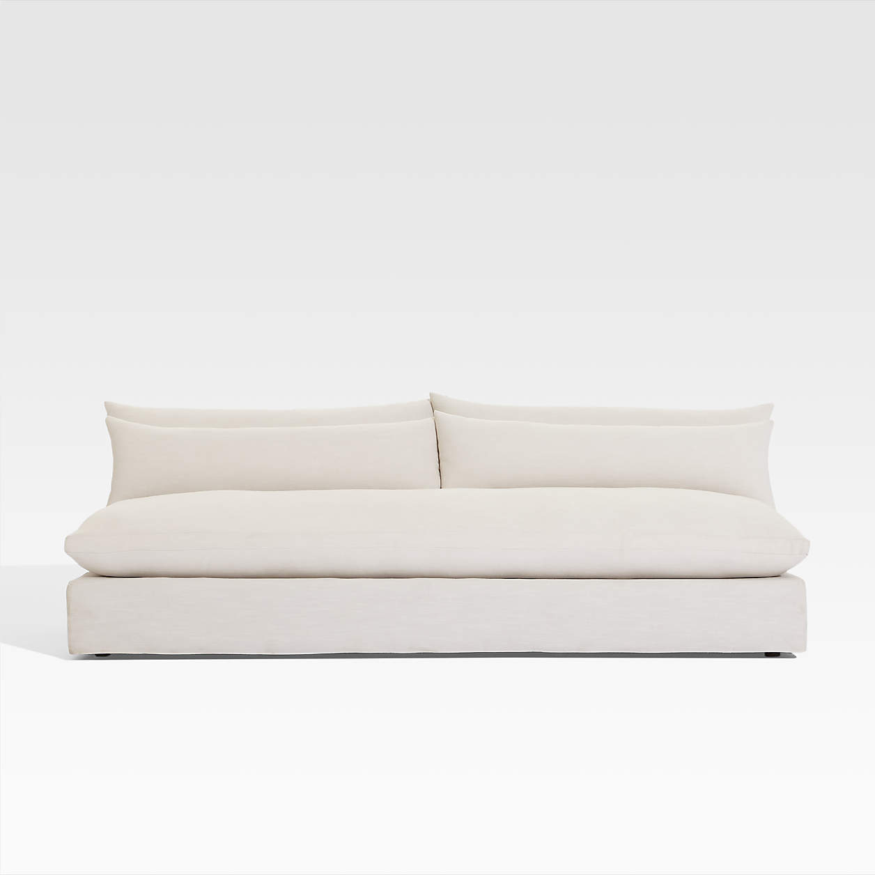 Seascape Upholstered Outdoor Sofa with Throw Pillows + Reviews Crate & Barrel