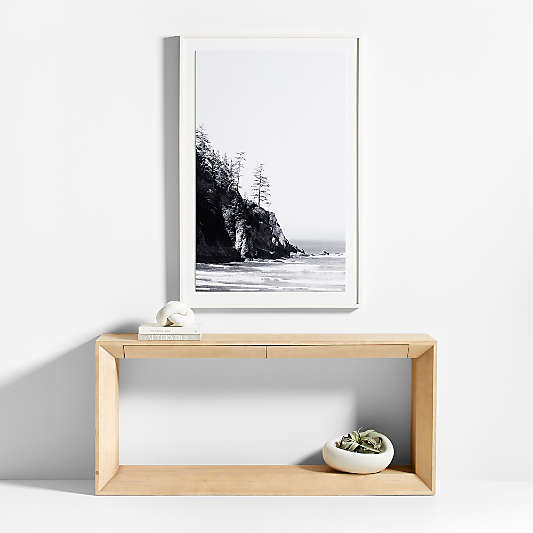 "Seaside" by Eric Muhr Black and White Photograph 40"x60" Framed Wall Art Print