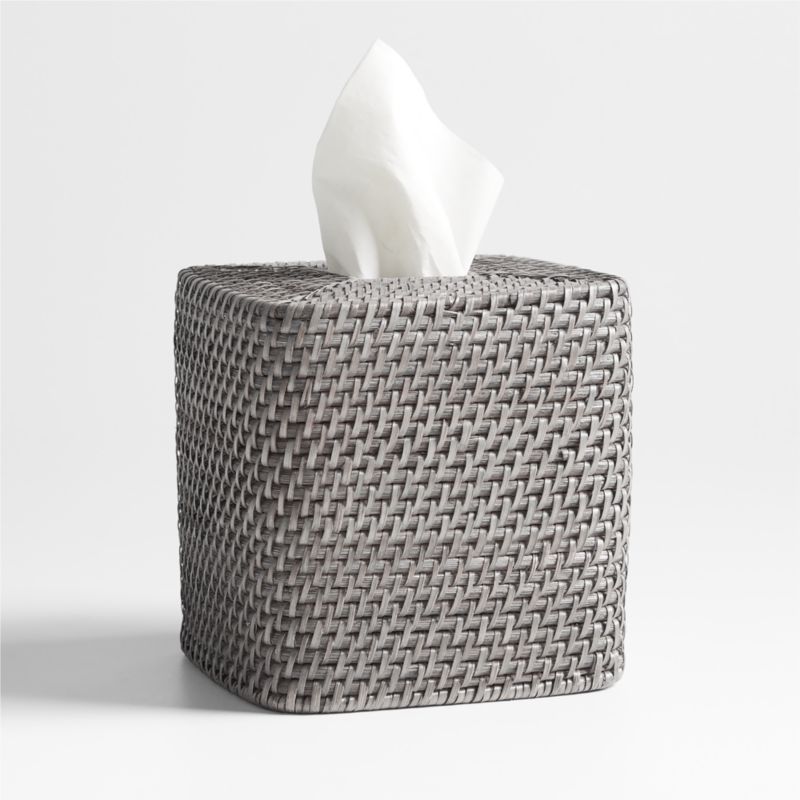 Sedona Grey Square Tissue Box Cover + Reviews