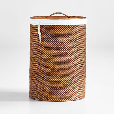 View Sedona Honey Hamper with Laundry Bag Liner details