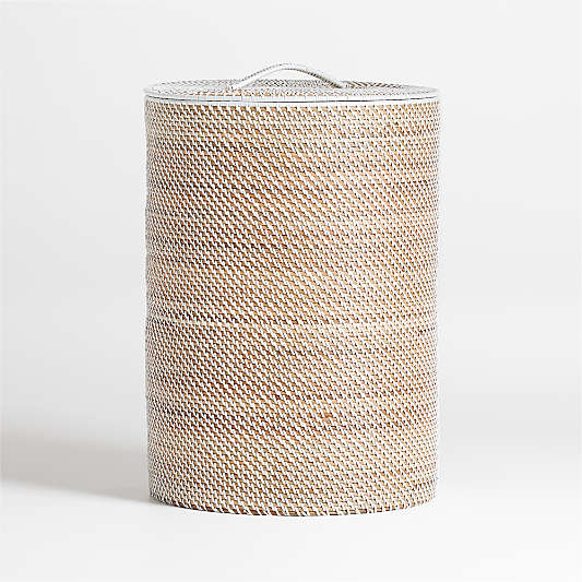 White Laundry Hampers Crate & Barrel Canada