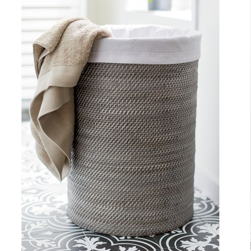 Sedona Grey Hamper with Laundry Bag Liner - image 1 of 5