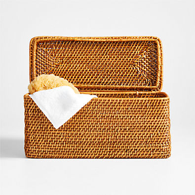 View Sedona Honey Lidded Rectangular Tote details