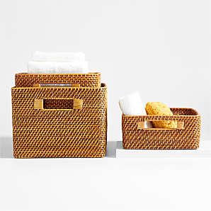 Crate and barrel deals baskets