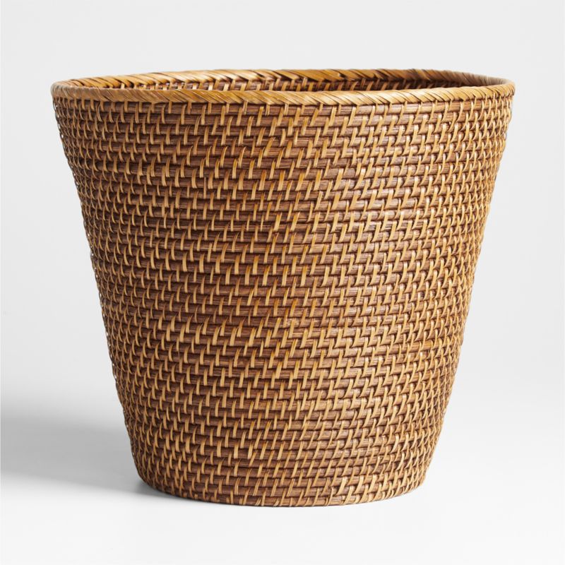 Viewing product image Sedona Honey Tapered Waste Basket/Trash Can - image 1 of 6