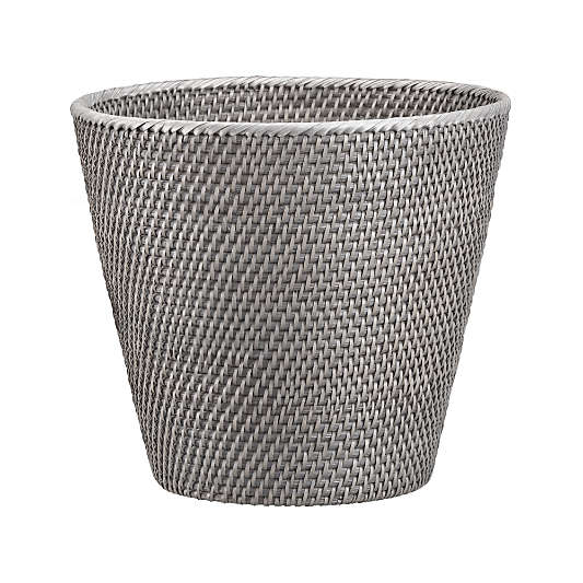 Sedona Grey Tapered Waste Basket/Trash Can