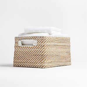 Simplify Dutch Weave Paper Rope Small Storage Basket