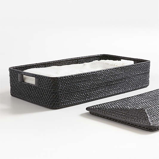 Sedona Black Under Bed Storage Basket