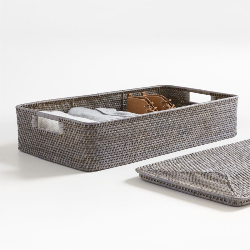 Sedona Grey Under Bed Storage Basket - image 2 of 5