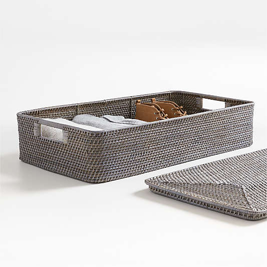 Sedona Grey Under Bed Storage Basket