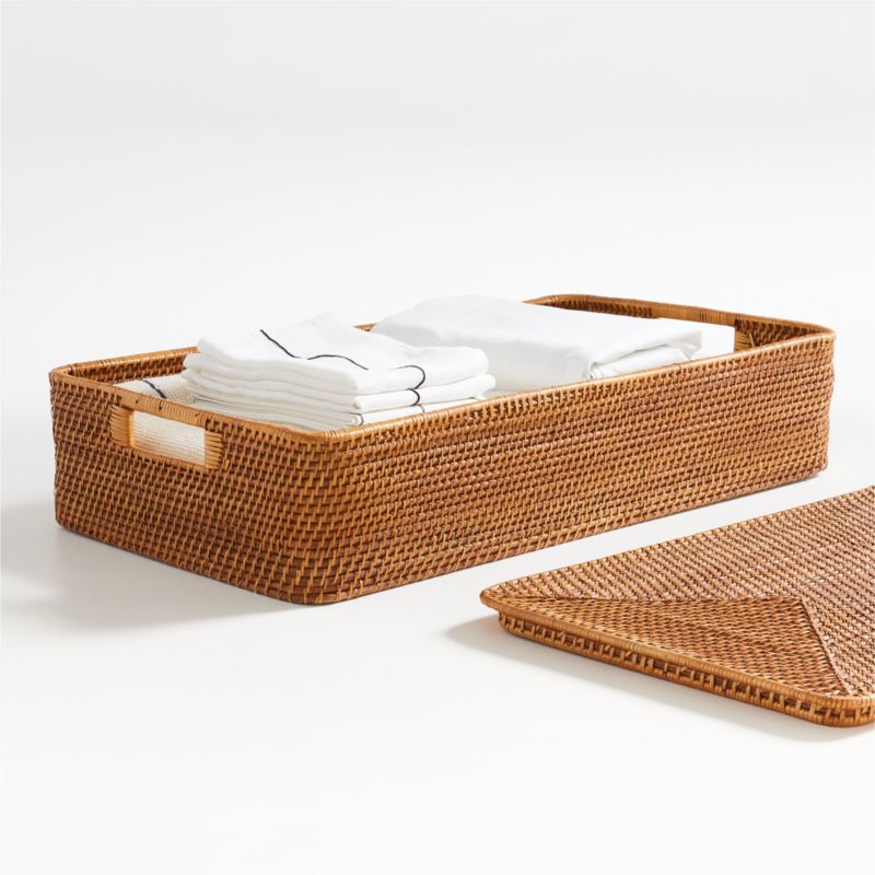 Sedona Honey Under Bed Storage Basket - image 2 of 5