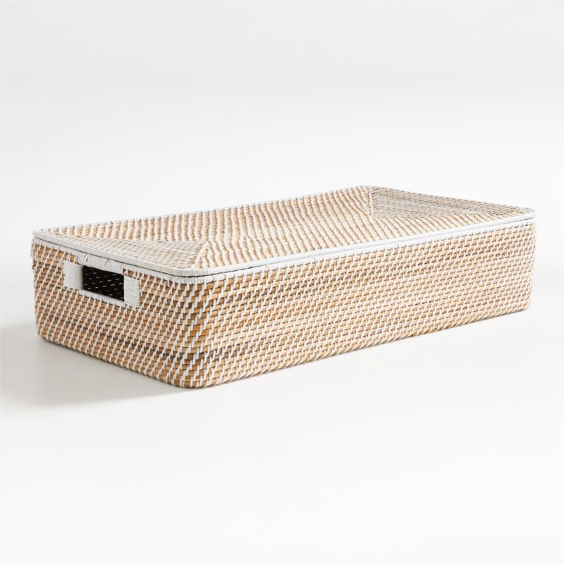 Sedona White Under Bed Storage Basket - image 0 of 5