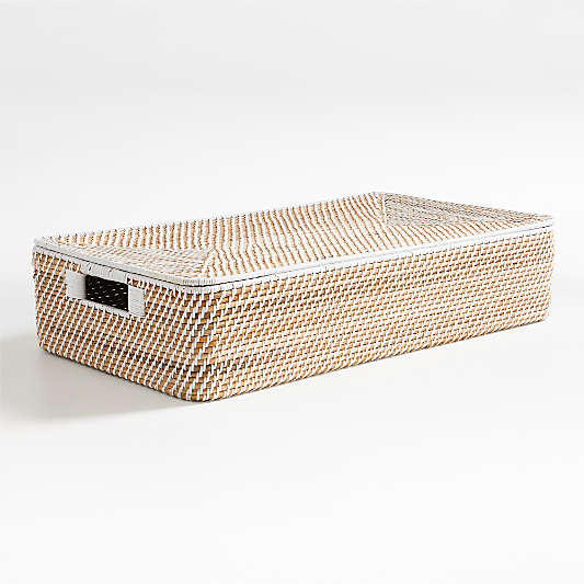 Sedona White Under Bed Storage Basket