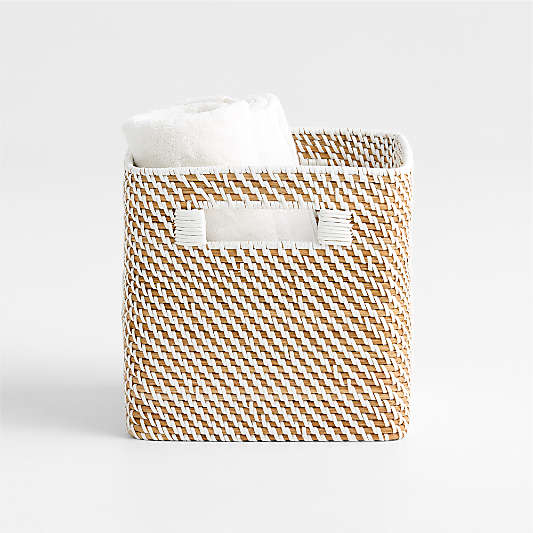 Sedona White Square Tote