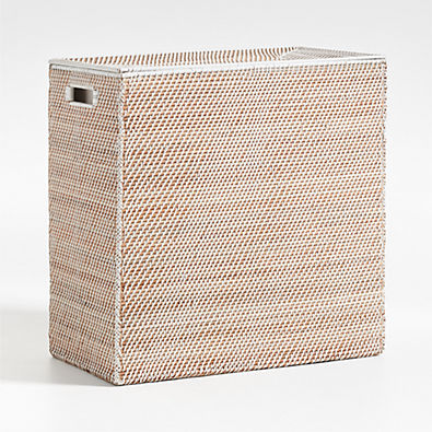 View Sedona Large White Laundry Hamper details