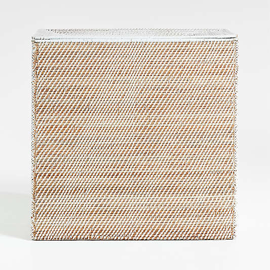 Sedona Large White Laundry Hamper