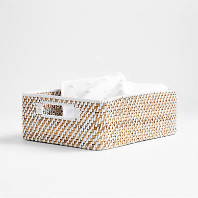 Sedona White Square Tissue Box Cover + Reviews