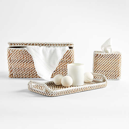 Sedona White Vanity Tray