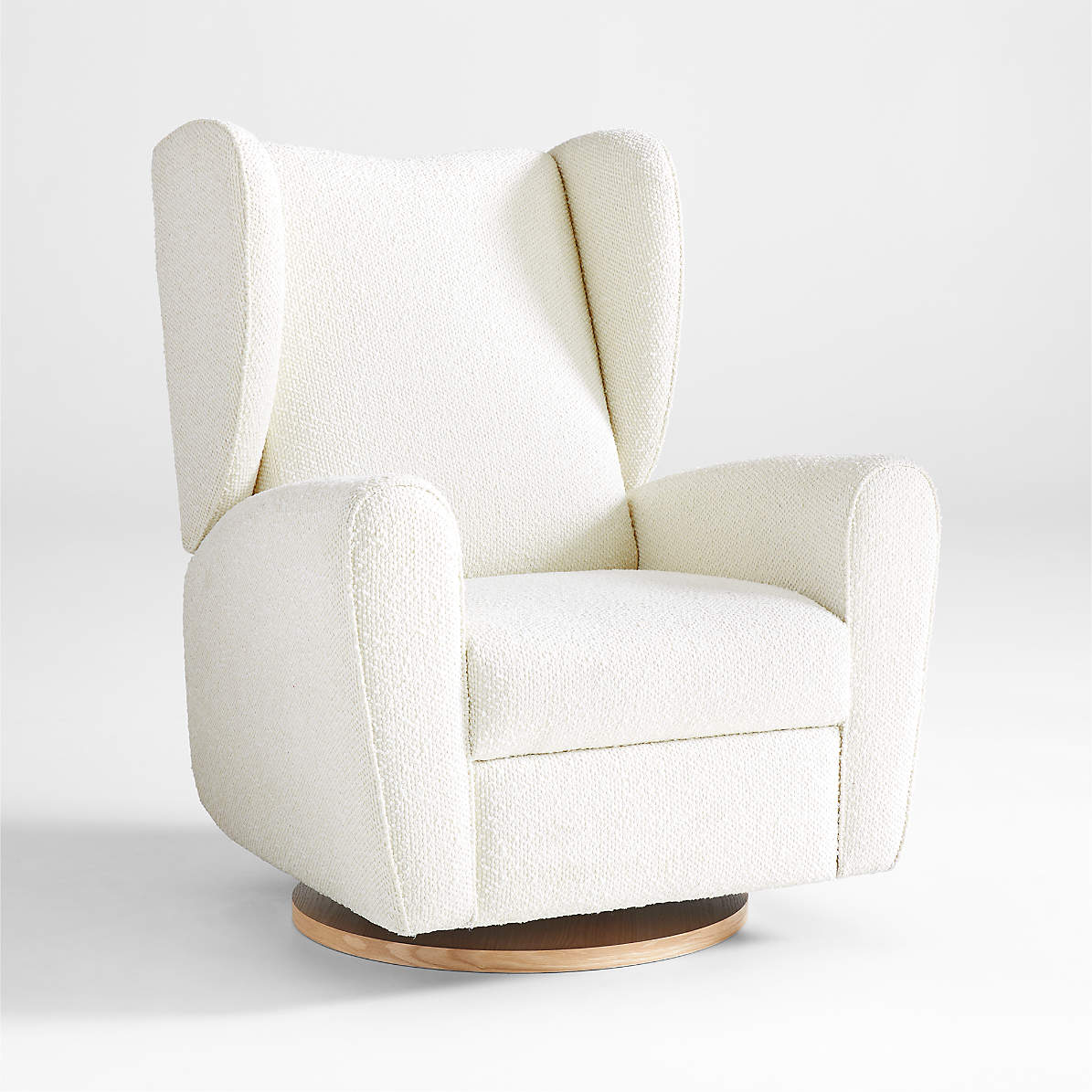 boucle recliner chair