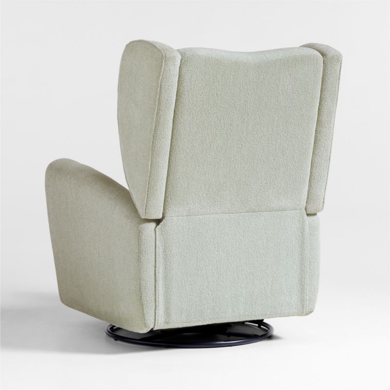 Seesaw Sage Green Nursery Power Recliner Chair w/ Electronic Control and USB with Metal Base - image 7 of 10