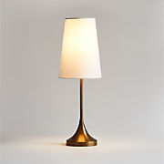 Seguin Brushed Brass Metal Table Lamp