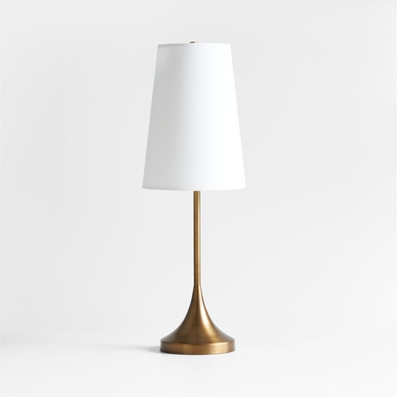 Seguin Brushed Brass Metal Table Lamp