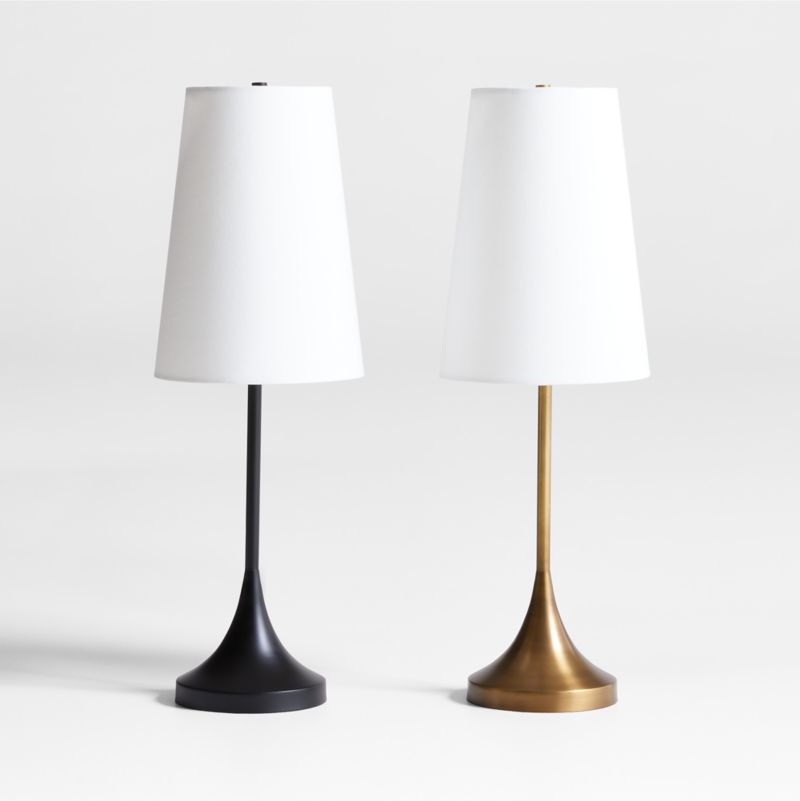 Seguin Brushed Brass Metal Table Lamp