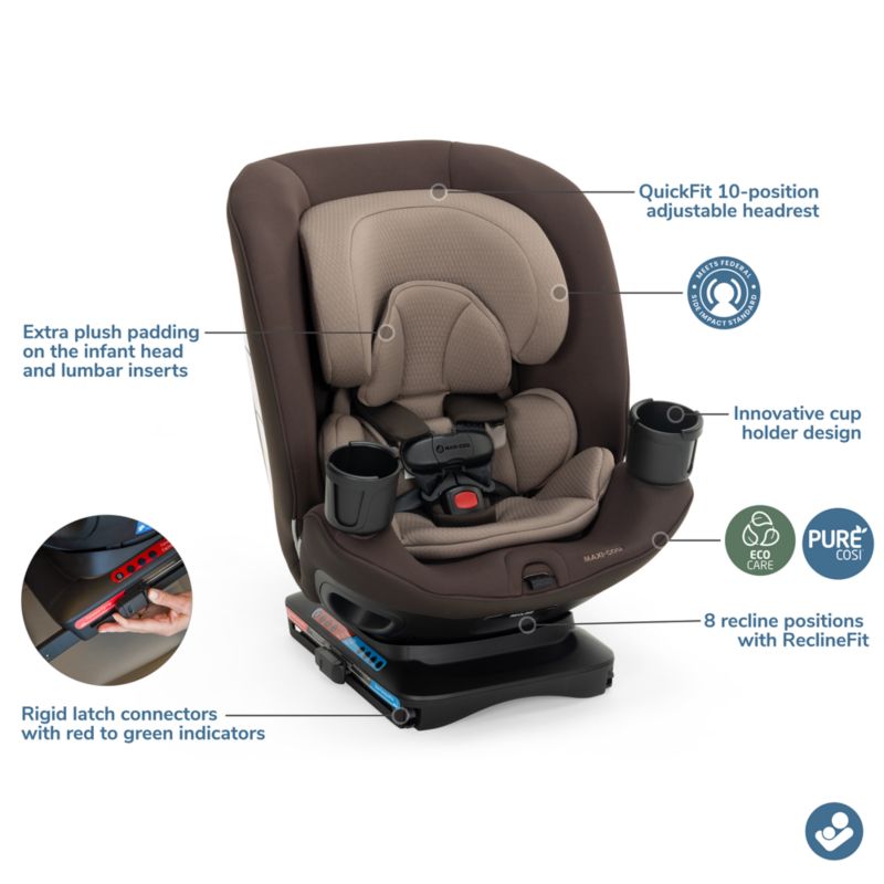 Maxi-Cosi ® Sela Truffle All-in-One Convertible Baby Car Seat - image 1 of 7