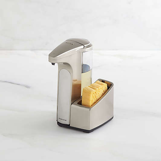 simplehuman ® Sensor Soap Pump with Stainless Steel Caddy