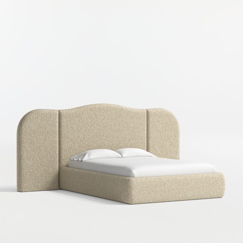 Seraph Upholstered Extended Winged Full Bed - image 4 of 8