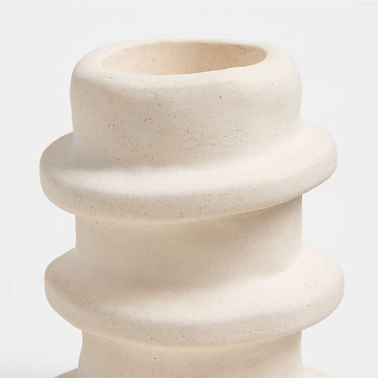 Serax Beige "02" Molly Stoneware Taper Candle Holders Set of 3