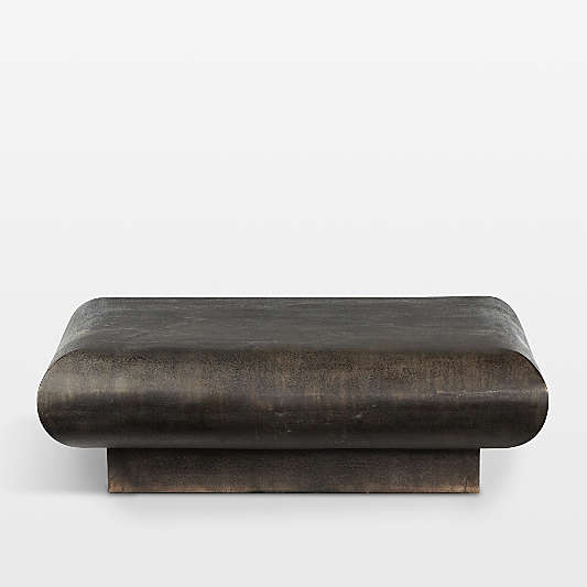 Serenity Distressed Bronze Aluminum Indoor/Outdoor Coffee Table