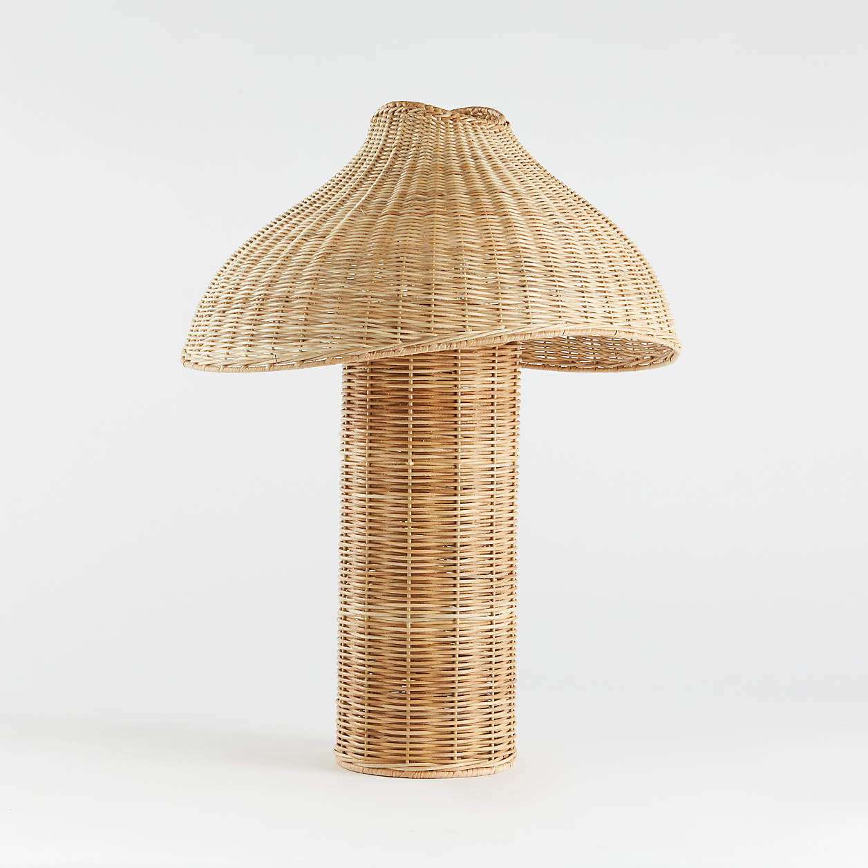 Seta Wicker Table Lamp + Reviews | Crate & Barrel