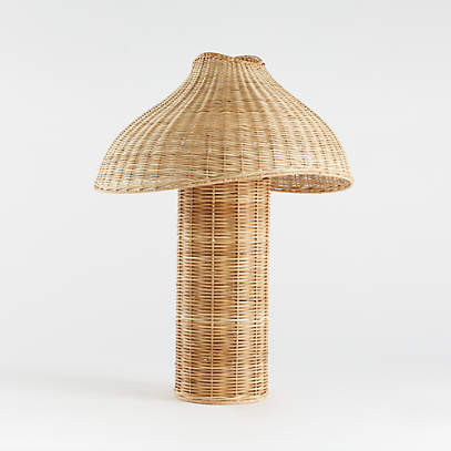 Seta Wicker Table Lamp Reviews Crate And Barrel - Crate And Barrel Rattan Ceiling Light