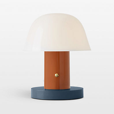 View Setago Portable LED Table Lamp Navy details